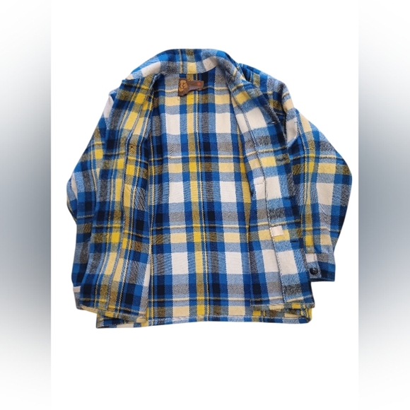 Canadian Caribou Vintage Plaid Wool Jacket 1960 EUC Size Large - Picture 4 of 8